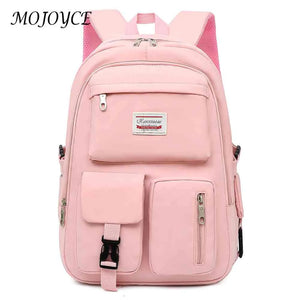Reflective Nylon School Backpack for Girls
