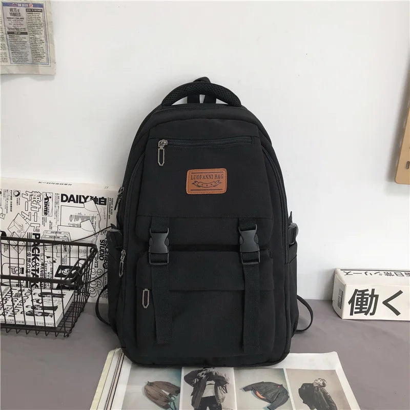 Y2K Couple Schoolbag Casual Backpack for Women