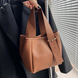 PU Leather OL Ladies Handbags Women Crossbody Bucket Small Tote