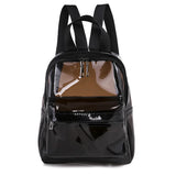 Transparent PVC Waterproof Backpack for Women