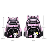 Girls Orthopedic Schoolbag Cat Backpack Mochila