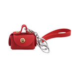 PU Hand Rope Mini Wallet Key Chain Candy Small Pouch Key Holder for Women Men