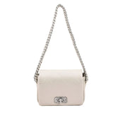 Plaid Shoulder Bag for Women Silver Chain Handbags Tote Bags