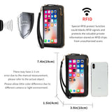 RFID PU Large Capacity Shoulder Bag for Women