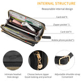 RFID PU Large Capacity Shoulder Bag for Women