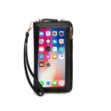 RFID PU Large Capacity Shoulder Bag for Women