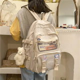 Large Capacity School Backpack for Female Students
