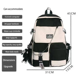 Schoolbag Student Backpack Large Capacity Boy Girl Computer Bag