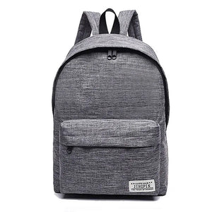 Canvas School Laptop Backpack for Teenagers Travel Bagpack Rucksack