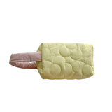 Small Makeup Pouch Flower Pressed Cotton Handbags Purses Lipstick Bag