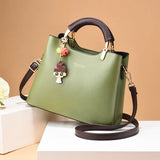 Women's Summer Shoulder Bag High Capacity Leather Crossbody Bag