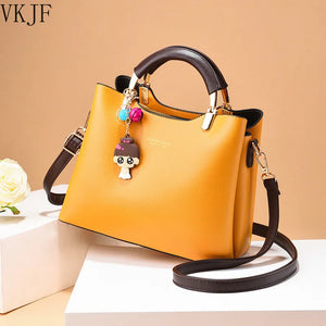 Women's Summer Shoulder Bag High Capacity Leather Crossbody Bag