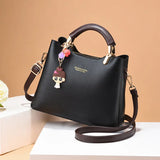 Women's Summer Shoulder Bag High Capacity Leather Crossbody Bag