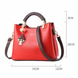 Women's Summer Shoulder Bag High Capacity Leather Crossbody Bag