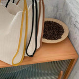 Vintage Canvas Shoulder Bag Large Capacity Handbag Tote Bag