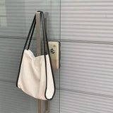 Vintage Canvas Shoulder Bag Large Capacity Handbag Tote Bag