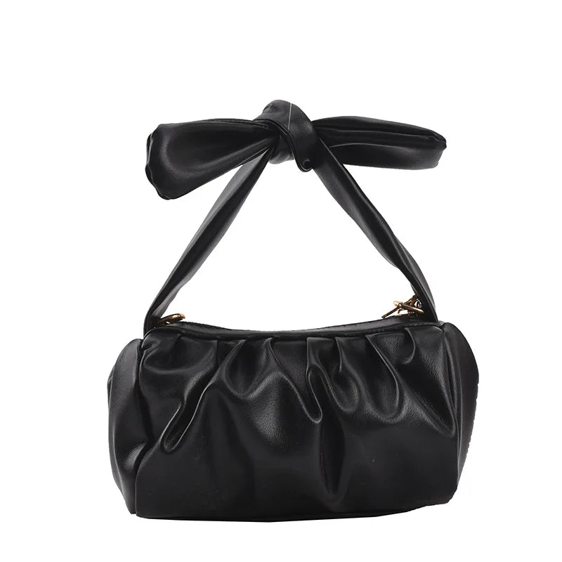 Vintage Pu Leather Zipper Shoulder Bag