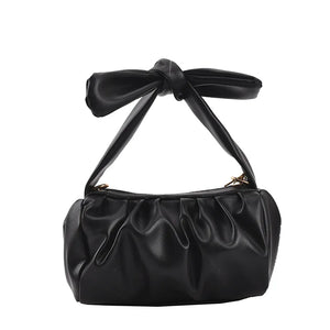 Vintage Pu Leather Zipper Shoulder Bag
