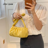 Vintage Pu Leather Zipper Shoulder Bag