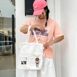 Women's Nylon Crossbody Bag Large Capacity Tote Handbag