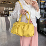 Folded Pleated Shoulder Bag Set for Women