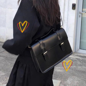 Vintage Soft Pu Leather Female Shoulder Bags For Women