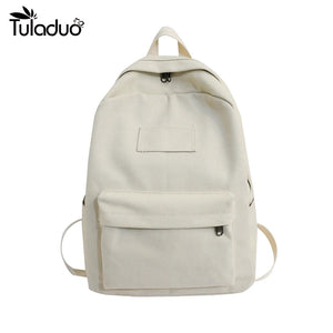 Stylish Canvas Backpack for Women Youth Travel School Bag
