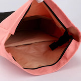 Pink Canvas Backpack for Women - Summer Travel School Bag