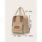 Canvas School Travel Daypack Shoulder Bags for Teenager