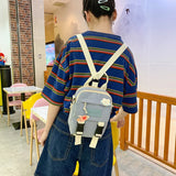 Women's Small Mini Backpack - Travel School Bag Tote
