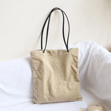 Corduroy Fashionable Female Shopping Bag Large Capacity Canvas Ladies Shoulder L