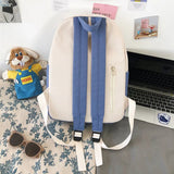 Funny Shark Backpack Japanese Husky School Bag