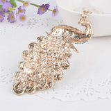 Rhinestone Peacock Key Ring Women's Bag Pendant