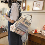 Waterproof Nylon Small Shoulder Bags for Women