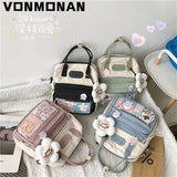 Waterproof Nylon Small Shoulder Bags for Women