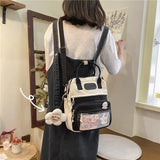 Waterproof Nylon Small Shoulder Bags for Teenage Girls Schoolbags