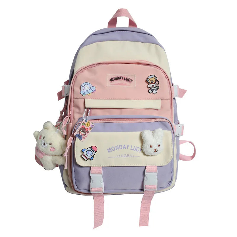 Waterproof Nylon Small Shoulder Bag for Teens