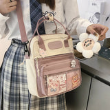 Waterproof Nylon Small Shoulder Bags for Teenage Girls Schoolbags