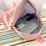 Pink Waterproof Small Shoulder Backpack for Women Girls