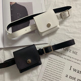 Funny Mini Women's Handbag Belt Bag With Dress