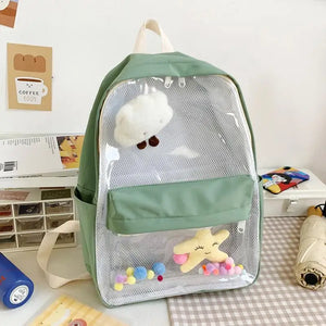 Nylon Waterproof School Backpack All-match Casual Travel Backpack
