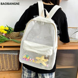 Nylon Waterproof School Backpack All-match Casual Travel Backpack