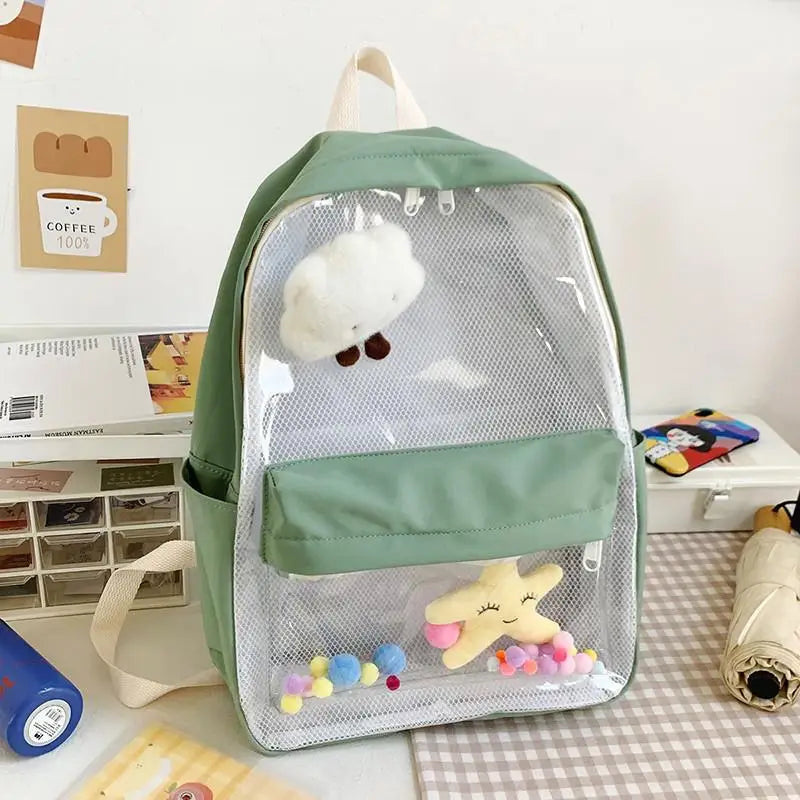 Nylon Waterproof School Backpack All-match Casual Travel Backpack