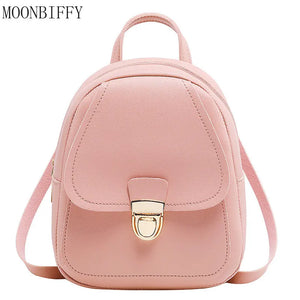 Multi-Function Small Backpack Women Shoulder Hand Bags