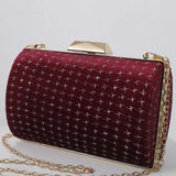 Velvet Evening Bag for Women Wedding Phone Purse Clutch Makeup Bolsas