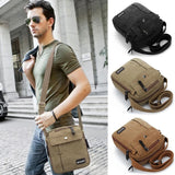 Lightweight Casual Canvas Rucksack Shoulder Sling Bag For Travel
