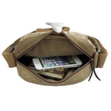 Lightweight Casual Canvas Rucksack Shoulder Sling Bag For Travel