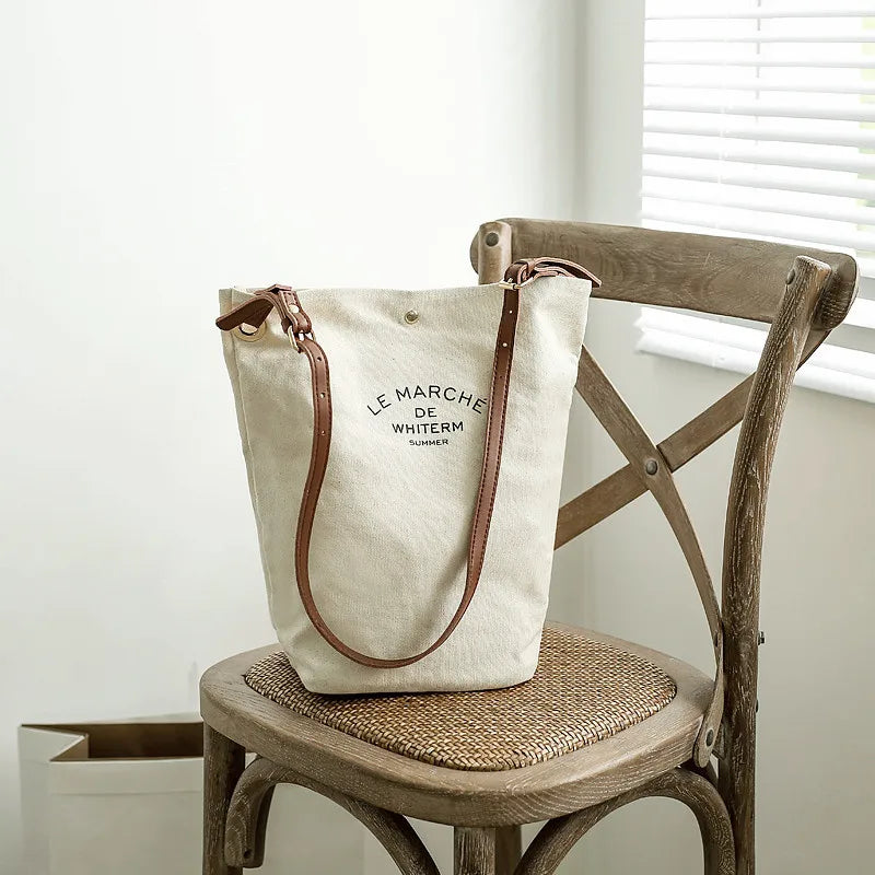 Large Capacity Casual Canvas Shoulder Bag