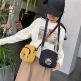 Mini Canvas Crossbody Bag Sling Purses Small Shoulder Phone Pouch