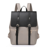 Nylon Backpack for Students Preppy Style Campus Men's
